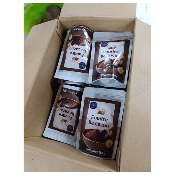 Poudre de cacao L'Or Brun - cacao naturel SCMC