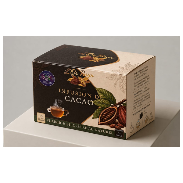 Infusion de cacao L'Or Brun - cacao naturel SCMC