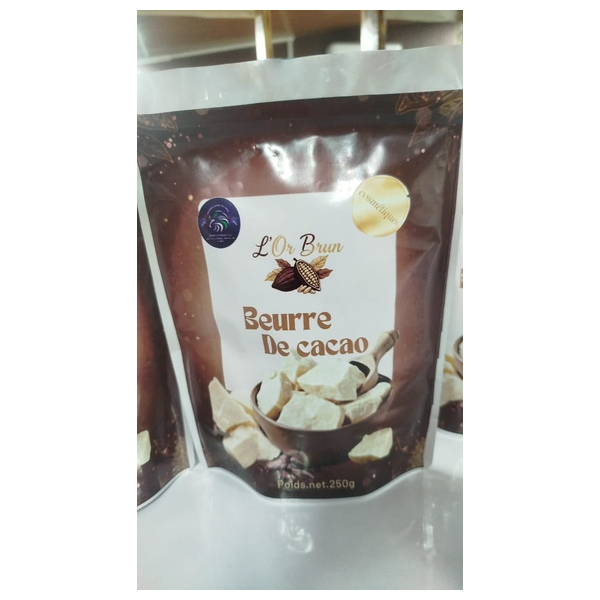 Beurre de cacao L'Or Brun - cacao naturel SCMC